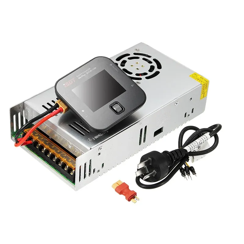 Fonte de Alimentação com Cabo de Carregamento para Isdt Original w Sc-608 q6 Plus Lite Una6 Una9 Carregador 12 v 30a 360 3 Peças e Acessórios