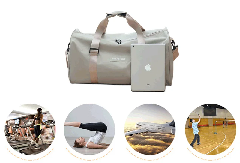 Водонепроницаемый дорожные сумки Оксфорд большой Ёмкость плеча спортивная сумка-Органайзер для путешествий большой выходные сумки с
