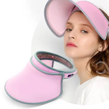 

2018 New Korean Popular Big Brim Sun Hats Summer Uvioresistant Neutral 5 Colors Sunscreen Visor Breathable Mesh Sun Hats