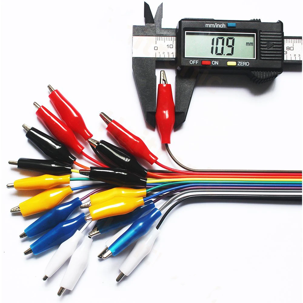 Alligator Clip Test Leads  Jumper Wire  (3)