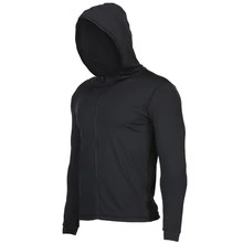 Мужская куртка для бега, спортивная одежда для фитнеса, длинные рукава, с капюшоном, плотные Гольфы спортивные, баскетбольные, для тренировок на открытом воздухе, спортивные куртки для бега, топы