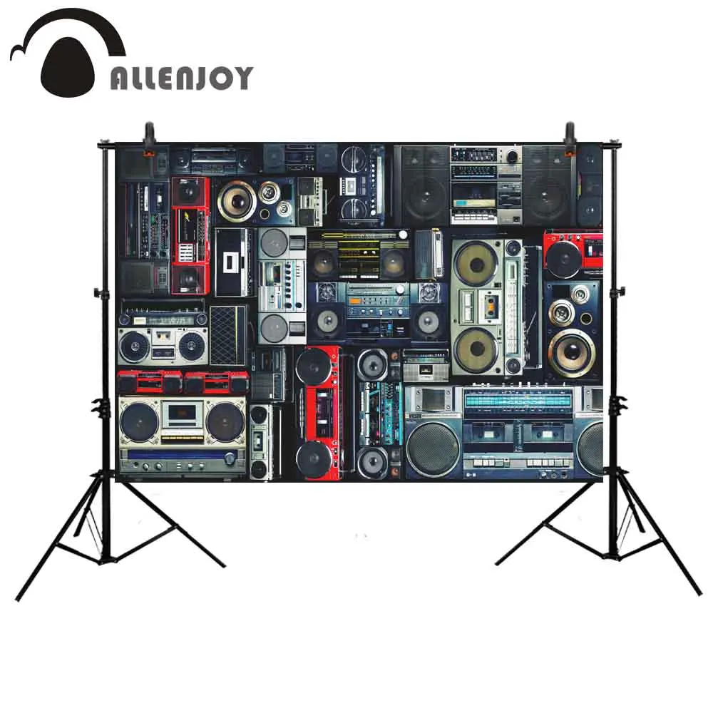 Allenjoy винтажный настенный радиоприемник музыкальный фон фотобудка для