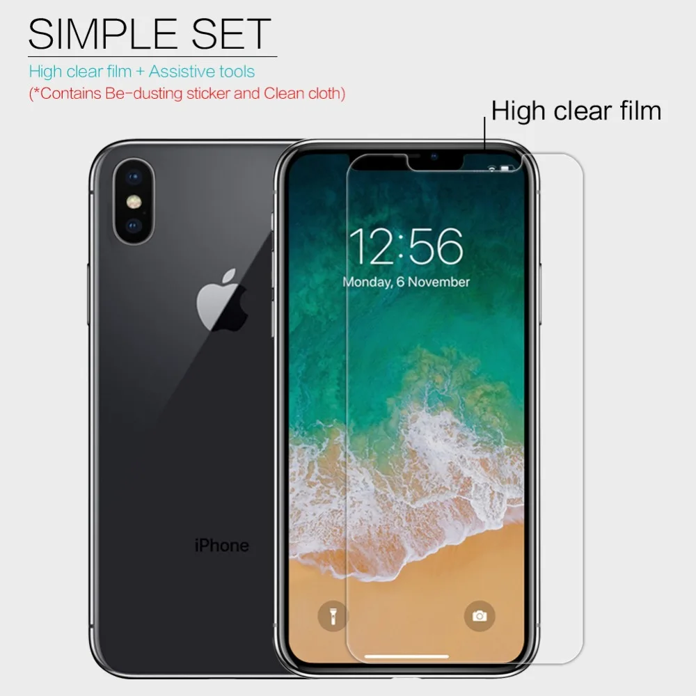 Суперпрозрачная Защитная пленка NILLKIN для iPhone XS Max матовая защитная Apple Xs |
