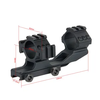 

PPT Tactical 30mm double ring cantilever mount with rails scope ring mount GZ22-0242