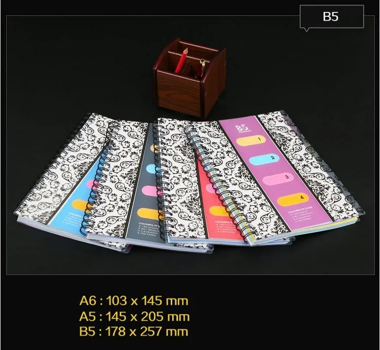Продвижение деловой ежедневник спираль Тетрадь бумаги A6 A5 B5 120 листов ежедневник Блокнот записная книжка офисные школьные принадлежности