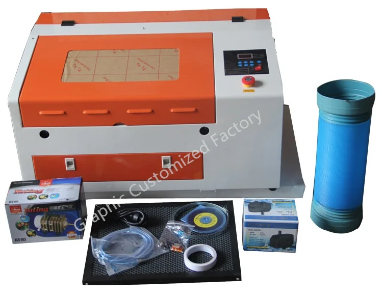 

CO2 Laser Engraver 400*300mm 50w Laser Engraving Machine with USB Support Honeycomb