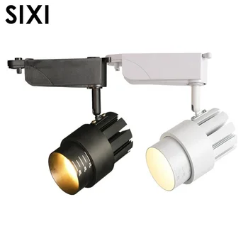 

LED COB Zoom Track Light 5W 7W 10W 12W 15W 20W 30W Clothing Store Background Wall Spotlight astigmatism Focusing Track Light