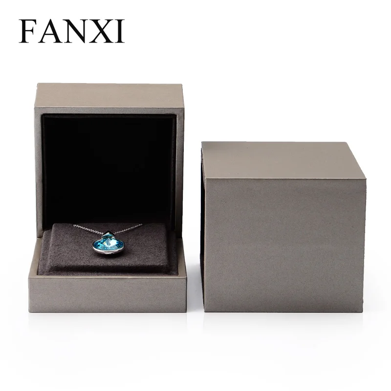 Подарочная коробка для ювелирных изделий FANXI цвета шампанского из искусственной