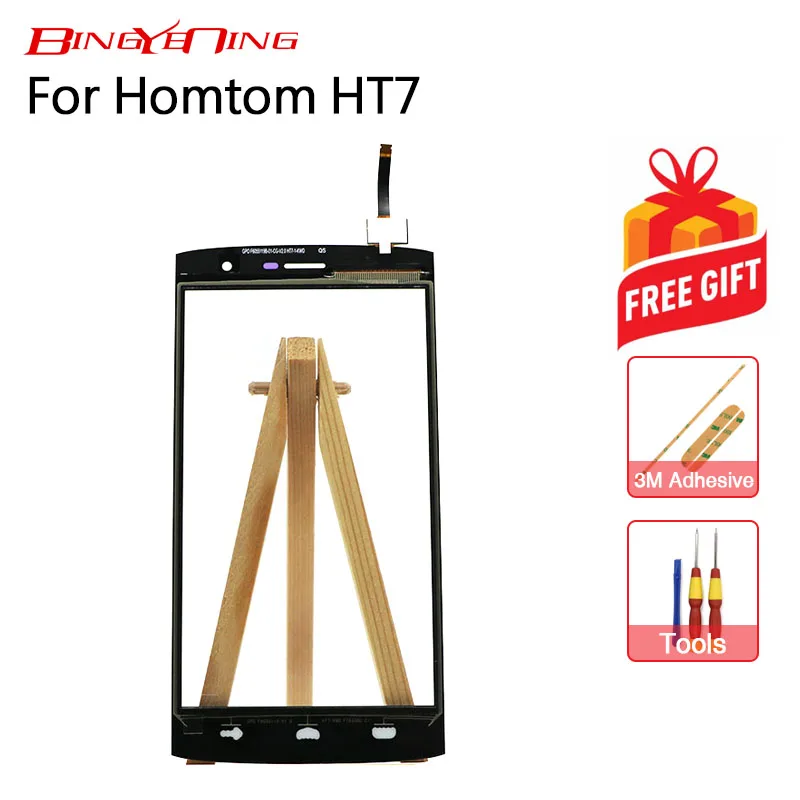 

BingYeNing 5.5" Touch Screen Digitizer For HOMTOM HT7/HT7 Pro Glass Panel Replacement Touch Sensor Touchscreen Front Glass