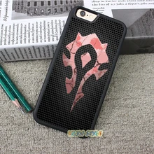 Wow world of warcraft орды логотип 3 case cover для iphone 4 4S 5 5S 5c se 6 плюс 6s плюс 7 7 плюс # tz1132