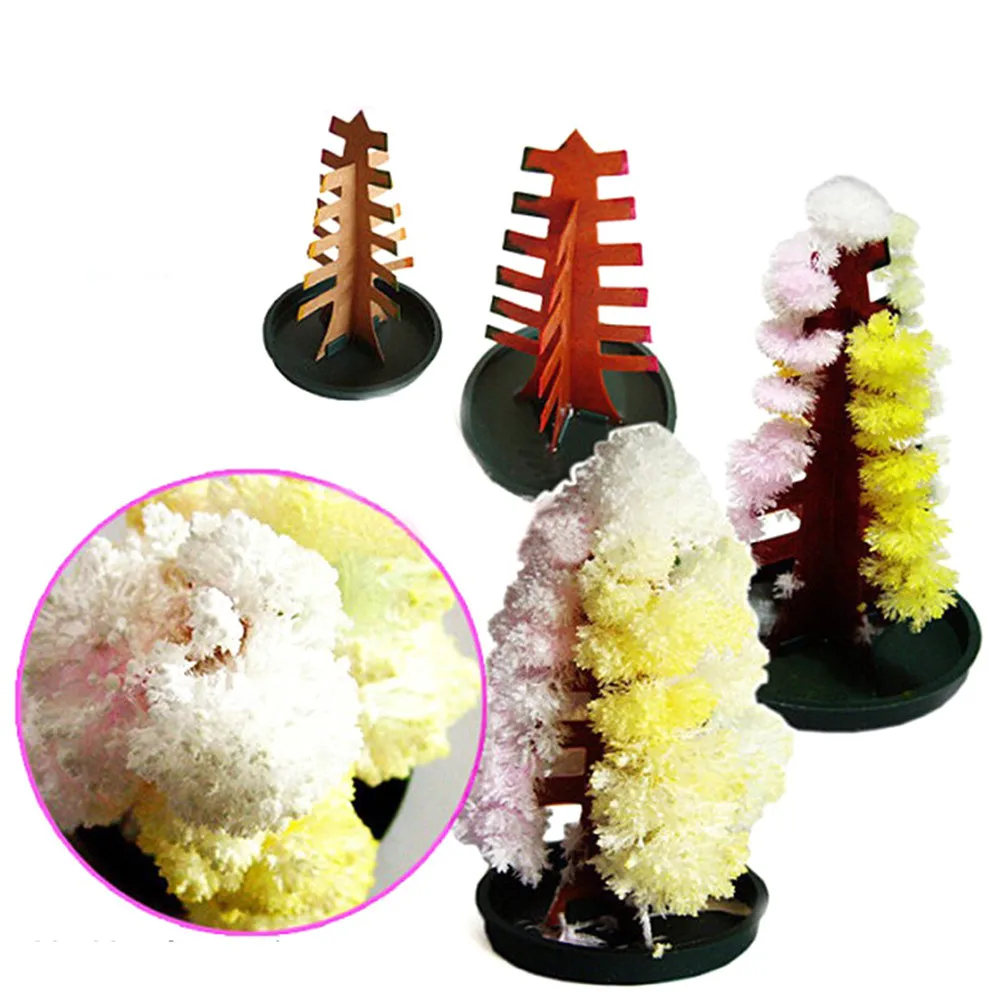 

5Pcs Visual Magic Artificial Sakura Trees Decorative Growing DIY Paper Tree Gift Novelty Baby Toy Flower Tree Exploring