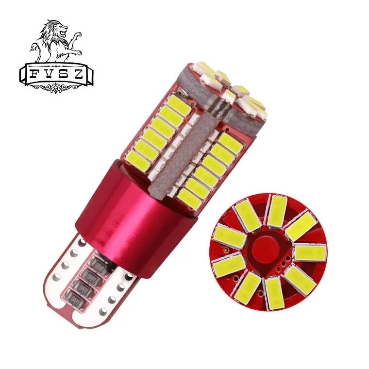 100 шт. T10 светодиодный W5W 3014 57 SMD 194 автомобиля сигнальная лампа для чтения клина