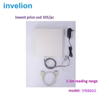 Низкая заводская цена 1-5 м средний диапазон низкая стоимость интегрированный поддерживающий UHF RFID считыватель Встроенная 9dbi круговая антенна для контроля доступа