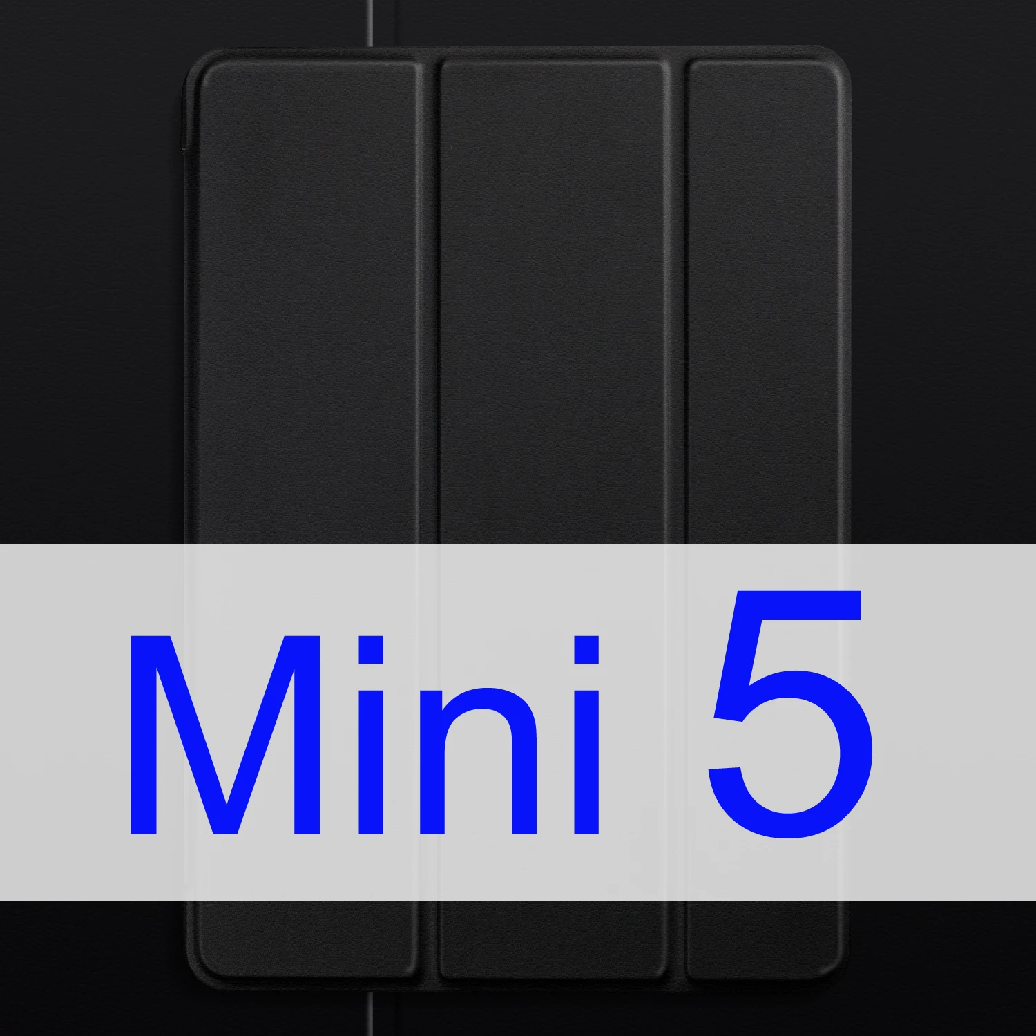 Для iPad Mini 4 Чехол Mini 2 3 1 Mini 5 чехол, ультра тонкий легкий трехслойный Стенд мягкий ТПУ для iPad Mini5 чехол крышка Капа - Цвет: Black 5