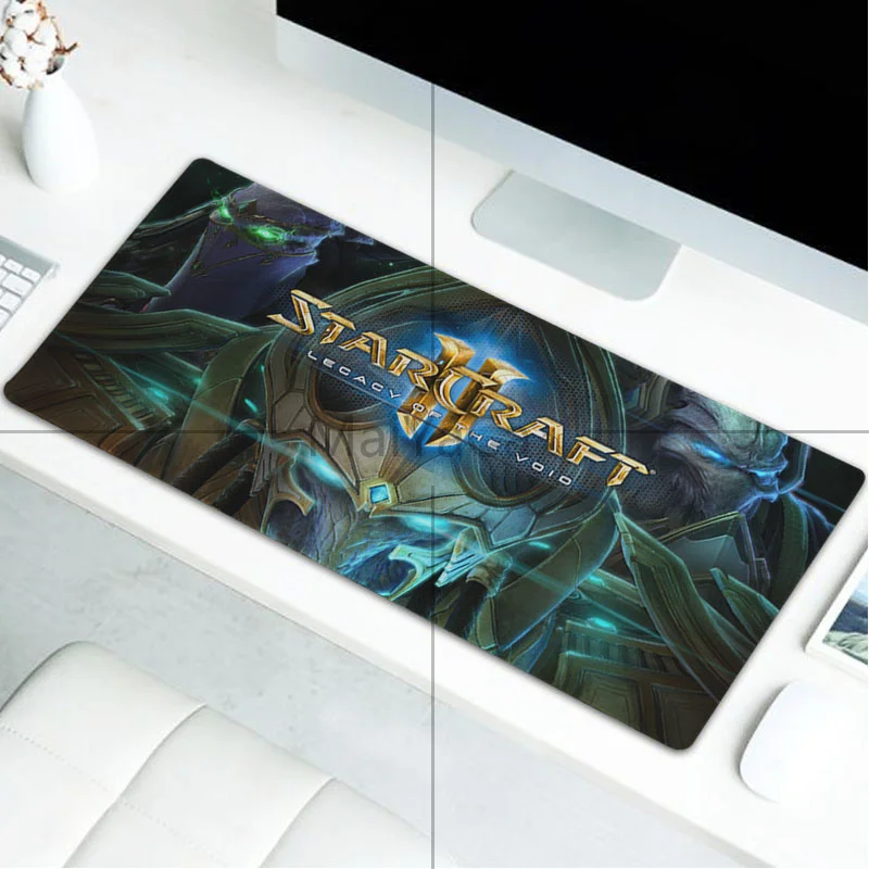 LockEdge 30x80cm MaiYaCa мальчик подарок коврик starcraft резиновая мышь Прочный Коврик для мыши на стол большой утолщаются удобные водостойкие игровой резиновый коврик для мыши - Цвет: LockEdge 30x80cm