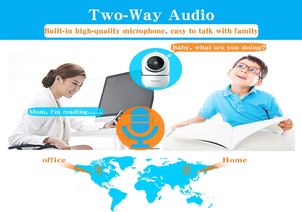 Câmera Wi-fi Mini Câmera ip 1080p Ycc365 Tiananxun Nuvem sem Fio da Segurança Home Auto Tracking Wi-fi Câmeras de Vigilância Cctv 5 Tiananxun câmera ip wifi mini câmera 1080