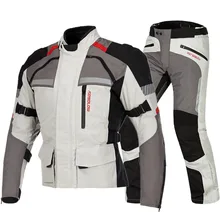 MOTOBOY Motorcycle Clothing Fluorescence Jersey And Pants Waterproof Drop Resistance Riding Motocross Race Suit