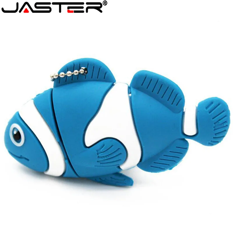 JASTER оптовая продажа милый usb флеш накопитель с рыбками маленькими животными 2 0 32
