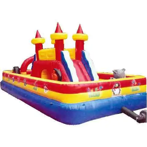 

2019 multicolored inflatable slide Inflatable slides, bouncy castles, inflatable children's toys, customized