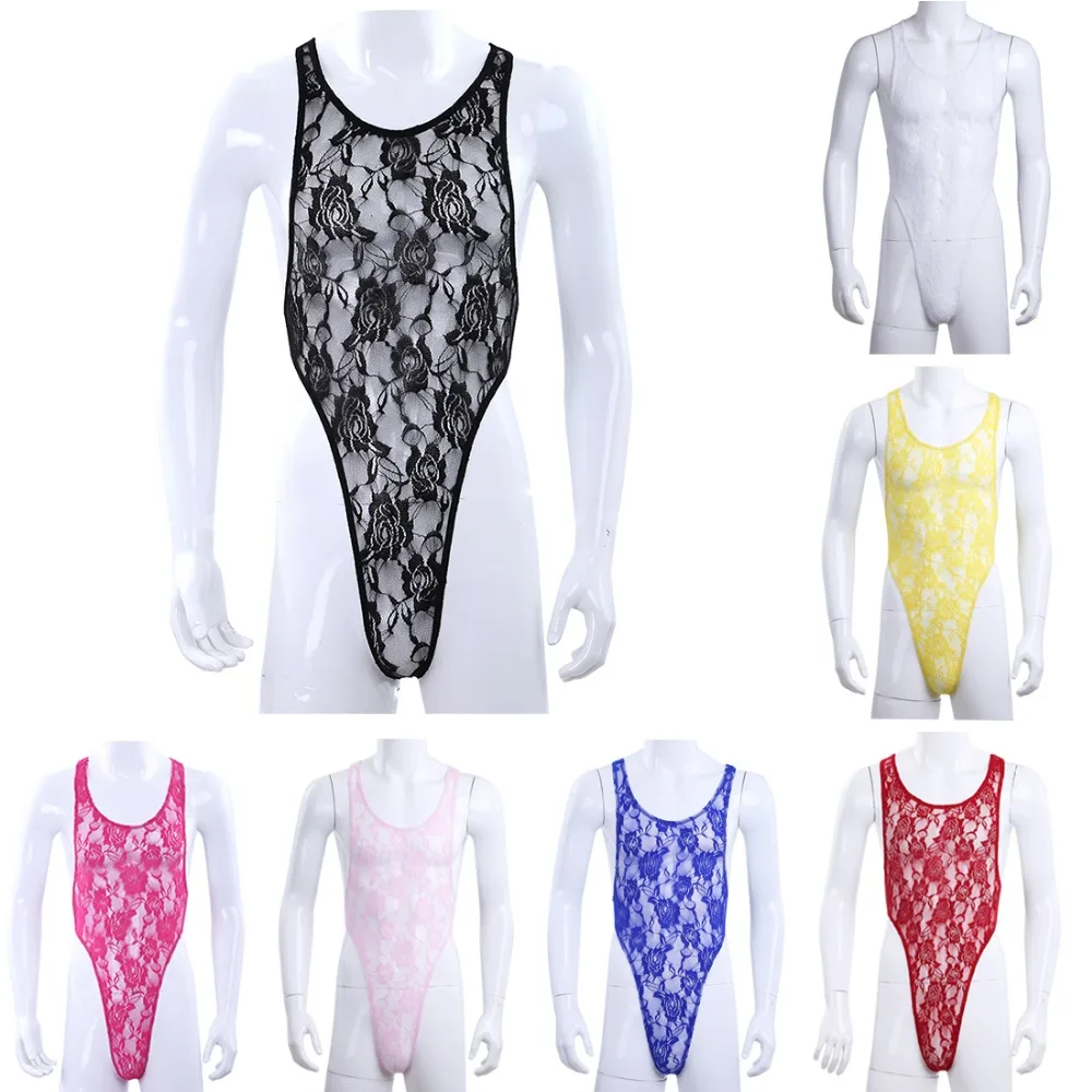Cosplay&ware Mens One Piece Lingerie Floral Lace Mankini Bodysuit Catsuit Sissy Pouch Body Suit Jumpsuit Nightwear Sleepwear -Zentai shop online HTB1pnY lLiSBuNkSnhJq6zDcpXaZ.jpg