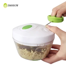2017 Creative Kitchen Pulling Food Chopper Household Hand Chopper Manual Rope Food Processor Silcer Shredder Salad Maker