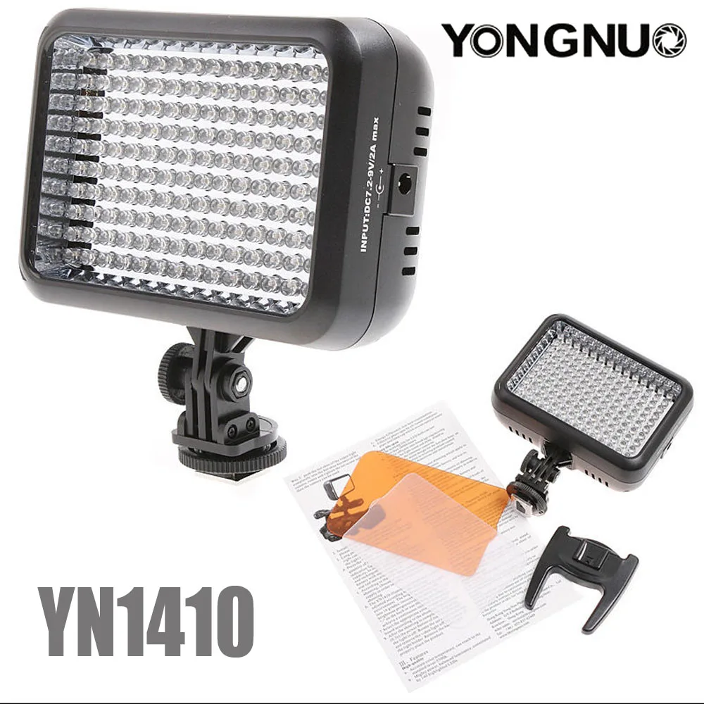 

YONGNUO YN1410 YN-1410 LED Studio Video Light Lamp with 5500K Color Temperature and Adjustable Brightness for the SLR Cameras