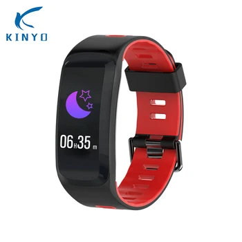 

New Kinyo 2018 Smart Fitness Bracelet 24 hours Heart Rate Monitoring Smart band Sleeping Tracker Fitness for xiomi mi band 3
