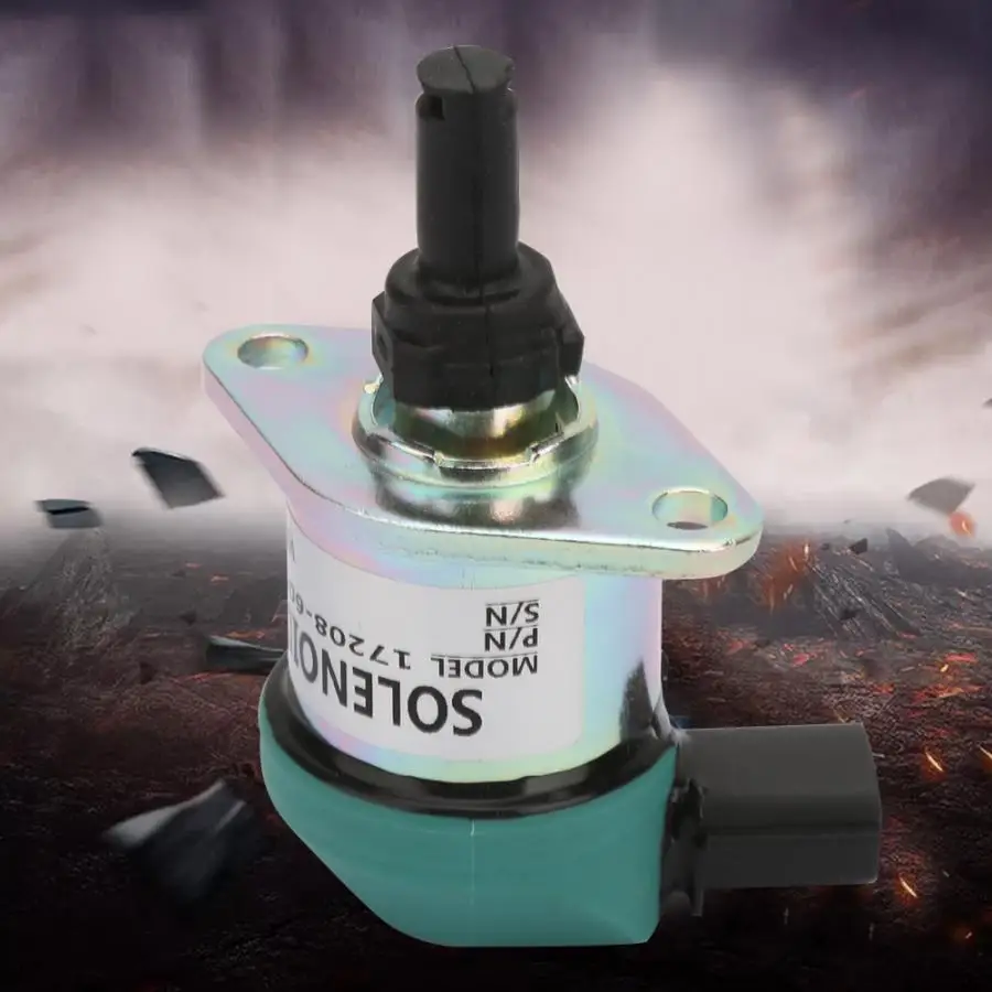 12V выключенным двигателем Электромагнитная сменная деталь комплект подходит для экскаватор kubota 17208-60016 подходит для применения в судостроении, автомобильные применения