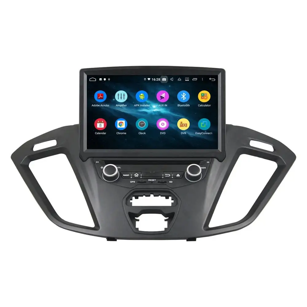 Clearance DSP Android 9.0 Octa Core 8" Car DVD GPS for Ford Transit Custom 2016 RDS Radio 4GB RAM Bluetooth 4.2 WIFI USB 32GB/64GB ROM 2