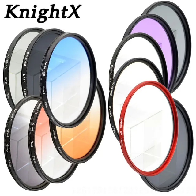 Best Offers KnightX STAR star 6 49 52 55 58 62 67 72 77 lens filter for Sony Canon Nikon t5i eos 550d d3300 t6i 1100d d5500 d500 dslr camera