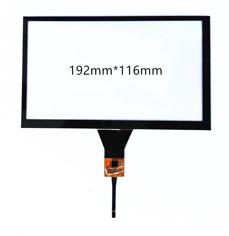 

8-inch capacitive touch screen 192*116/6-wire touch screen / DVD navigation capacitive touch screen