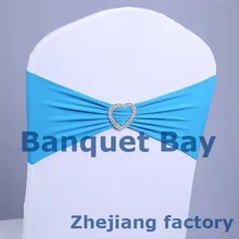 Детские голубой цвет лайкра спандекс Председатель группы с сердцем Форма пряжка