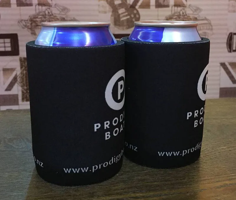 250pcs/lot Custom Your Logo Neoprene Stubby Holders Beer Can Picnic Cooler Thermal Bag Can Holder Drink Sleeve Wedding Gifts