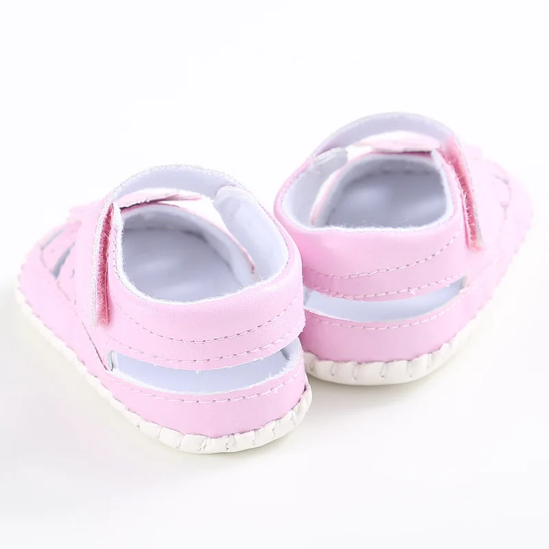2017 новое поступление первых шагов летняя школьная обувь 0-18 месяцев ребенок обувь для девочек пластиковые нескользящей цветок принцесса