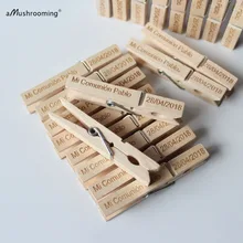 150 деревенский в возрасте Пользовательские Свадебные Клипсы Держатели для карт персонализированные прищепки большая Одежда колышки для украшения свадьбы День рождения