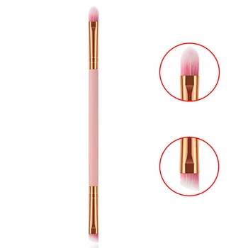 

BBL Pro 1 Piece Pink Double Eye Shadow Slanted Eyebrow Brush Advanced Wooden Handle Eyeliner Concealer High Light Brush Tools
