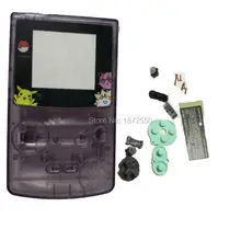 Лидер продаж, прозрачный фиолетовый Houisng ограниченная версия объектива для Nintendo dogbc GameboyColor замена крышки оболочки с X/Y отвертки