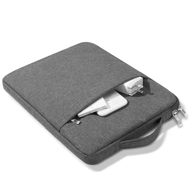 Чехол-сумочка для CHUWI LapBook Pro 14,1, водонепроницаемый чехол для ноутбука CHUWI LapBook Air 14,", несколько карманов, чехол для ноутбука - Цвет: Темно-серый
