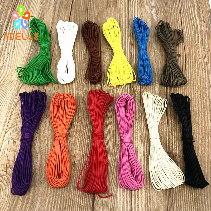 

2 rolls/lot 0.5mm Colored Original Polishing waxed hemp cord DIY zakka string bracelet necklace free shipping 12 colors