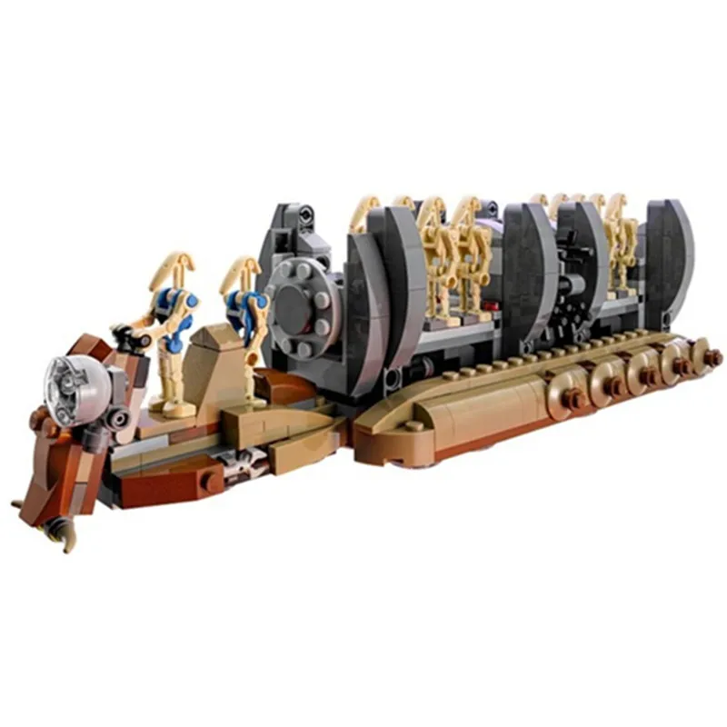 

10374 565Pcs Star Wars Battle Droid Troop Carrier Spaceship Building Blocks Toys For Children Star Wars Birtyday Gift 75086