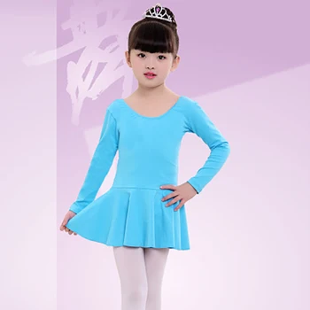 

Gymnastics Leotard for Girls Ballet Dress Kids Cotton Dance Tutu Child 4 Color Stage Dancewear Ballerina Clothes