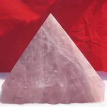 Ddh001342 ПРИРОДА розовый КВАРЦ ХРУСТАЛЬНАЯ ПИРАМИДА ТОЧКА ИСЦЕЛЕНИЕ