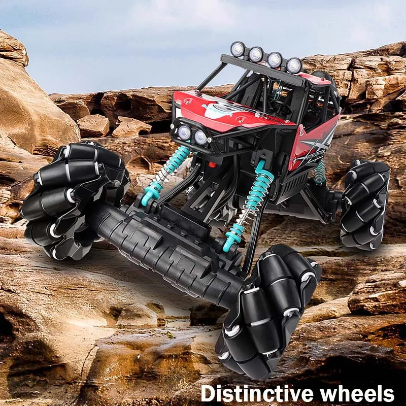 

1:12 2.4G RC Car with Mecanum Wheel 4WD Drift Climbing Remote Control Stunt Car Deformation Offroad Vehicle Toy VS RoboMaster S1