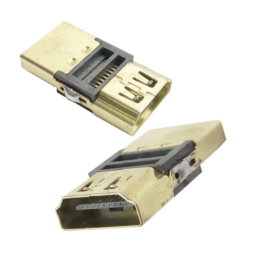 DIY HDTV 4.1 F/F HDMI Female Coupler Extender Adapter To HDMI Female Plug For 1080P HDMI Cable Extension Connector Converter