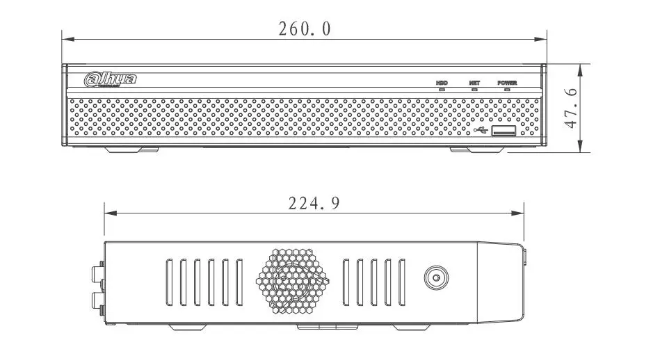 Сеть Dahua сетевой видеорегистратор видеозаписывающее устройство NVR2104HS-S2 NVR2108HS-S2 4CH 8CH макс 80 Мбит до 6Mp разрешение 1U Lite сетевой Регистраторы