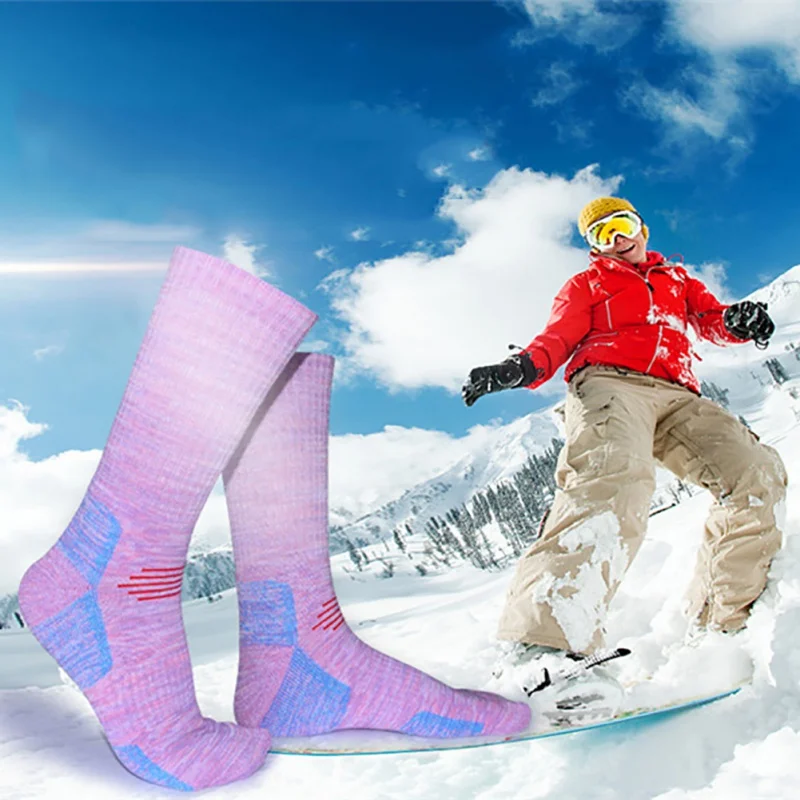 Носки Унисекс Осень-Зима Популярные катание на лыжах спортивный походный носок профессиональные антифрикционные дышащие носки