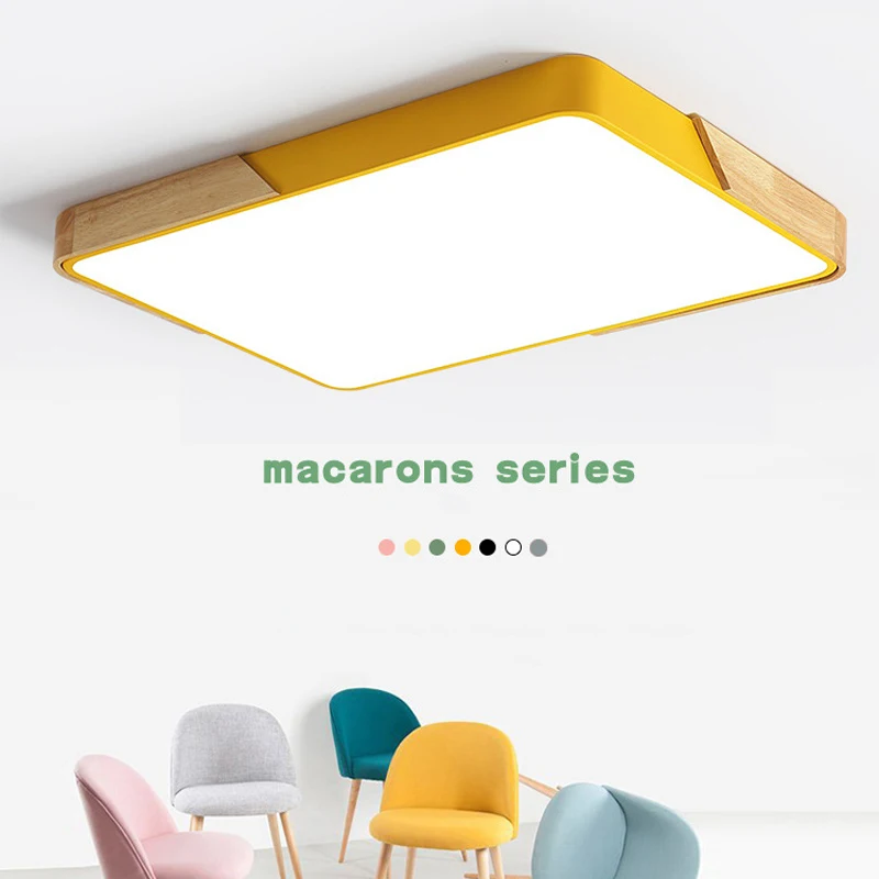 

Modern LED Ceiling Lights luminaria led teto Modern Colorful Ceiling lamp for living room kids room aisle Home Light Fixtures