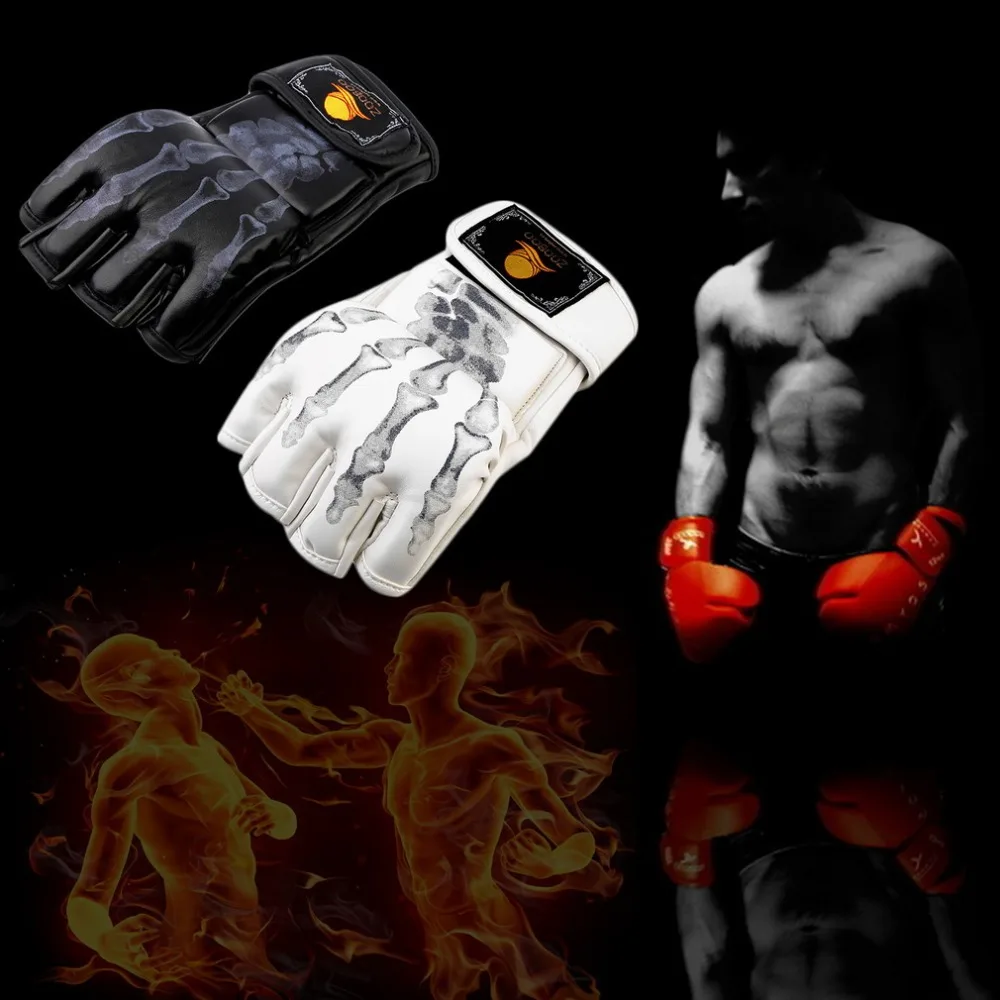 1 pair Boxing font b Gloves b font MMA Sparring Grappling Fight Boxing Punch Ultimate Mitts