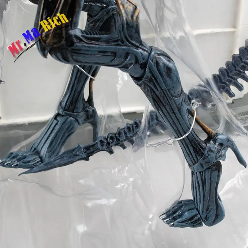 30 см Di Alta Aliens Predator Xenomorph Alien Blu Регина Мадре экшн кукла из ПВХ фигура Da collozione Modello