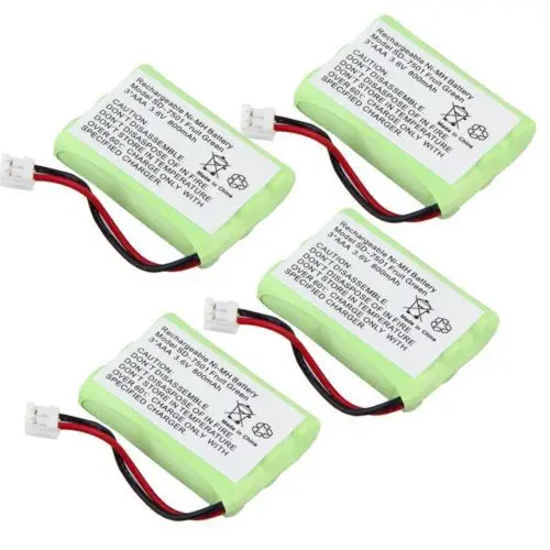 4 x New Cordless Phone Battery for ATT AT T/Lucent E1912 E191913
